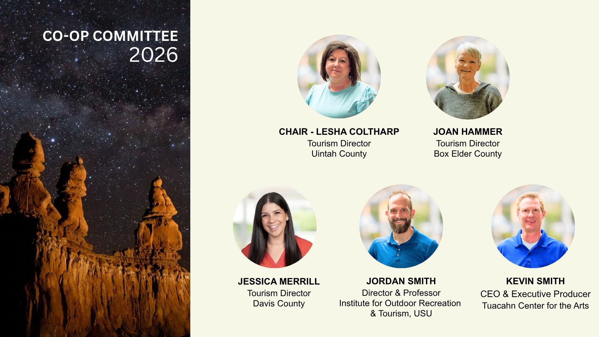 Committee members images and titles