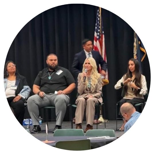 Panelists at conference