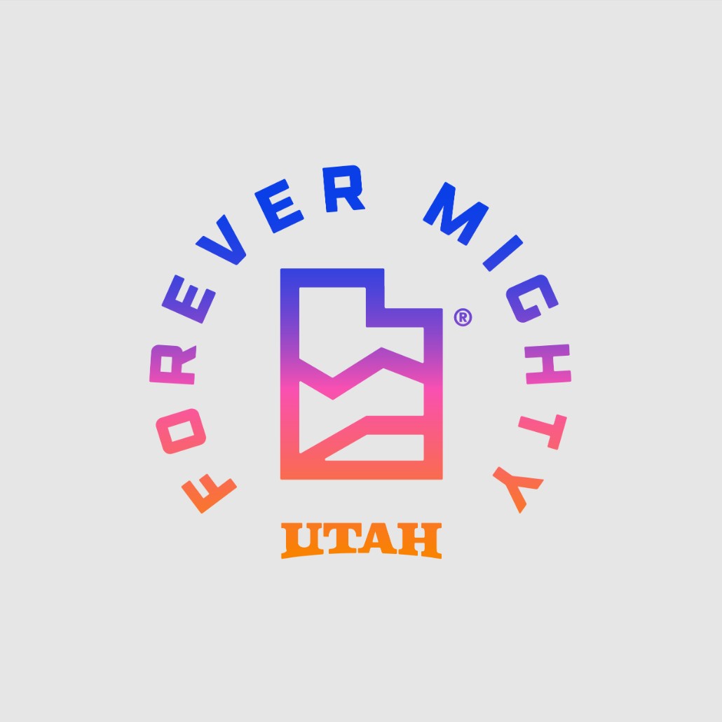 Logo in shape of Utah