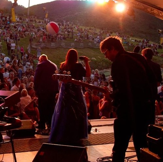 Musical group performing