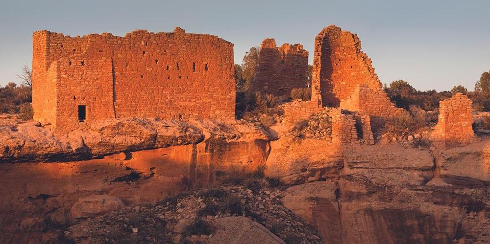 Hovenweep National Historic Site red rock formation